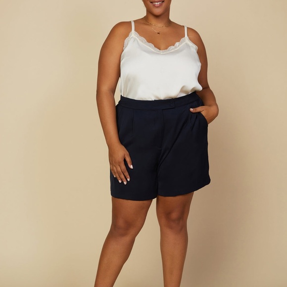 Plus Belted Shorts - Picture 4 of 7